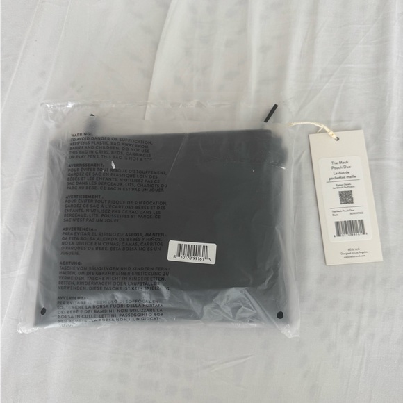 beis black mesh duo pouch NWT - Picture 2 of 2